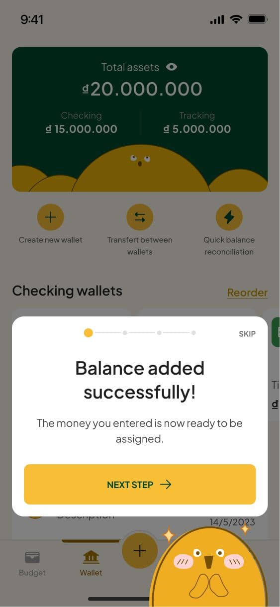 Repenser l'onboarding d'une méthode de budget complexe solution screen 13