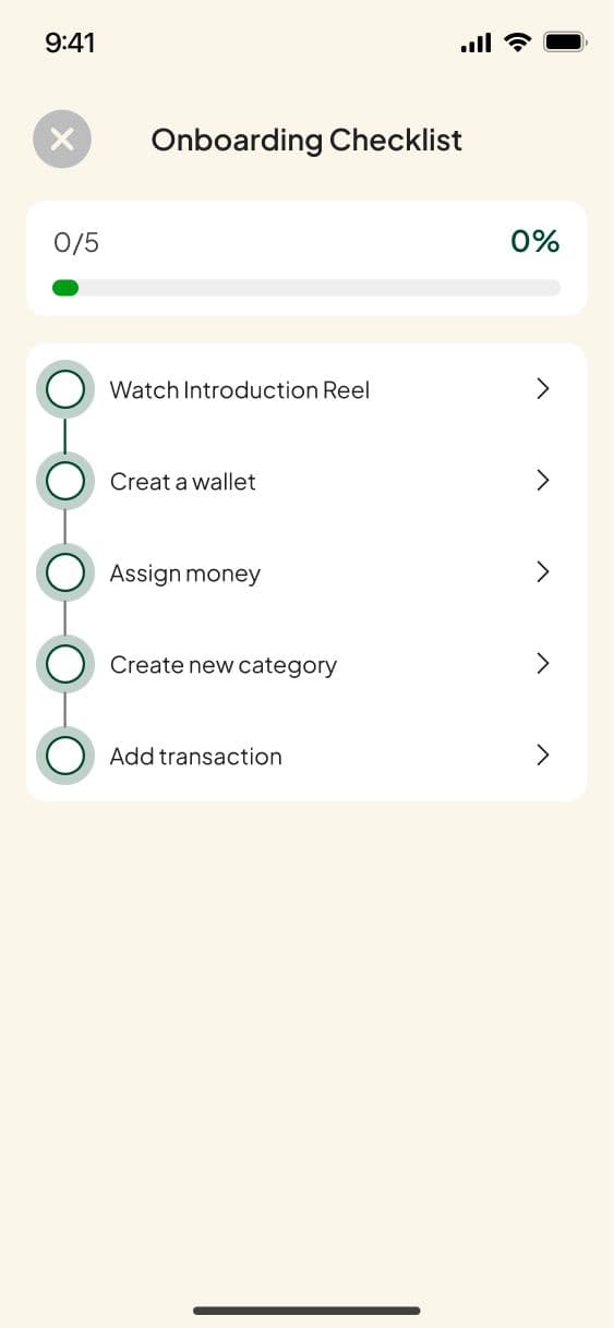 Repenser l'onboarding d'une méthode de budget complexe iteration screen 2