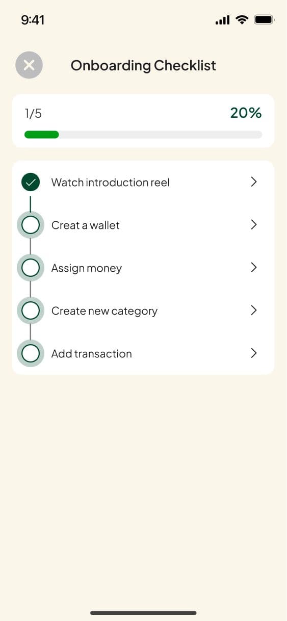 Repenser l'onboarding d'une méthode de budget complexe iteration screen 4
