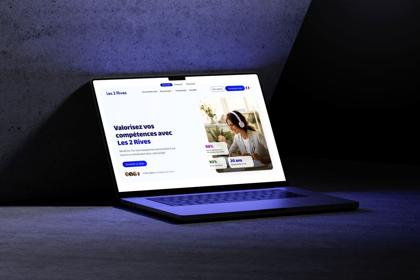 Les2Rives Website Project